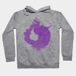 Dragon and Flame-Purple Version Hoodie